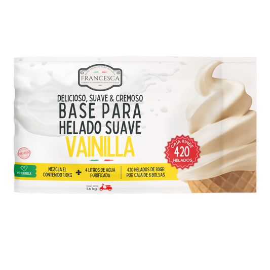 Base para Helado Suave de Vainilla – Francesca