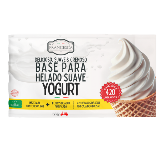Base para Helado Suave de Yogurt Natural – Francesca
