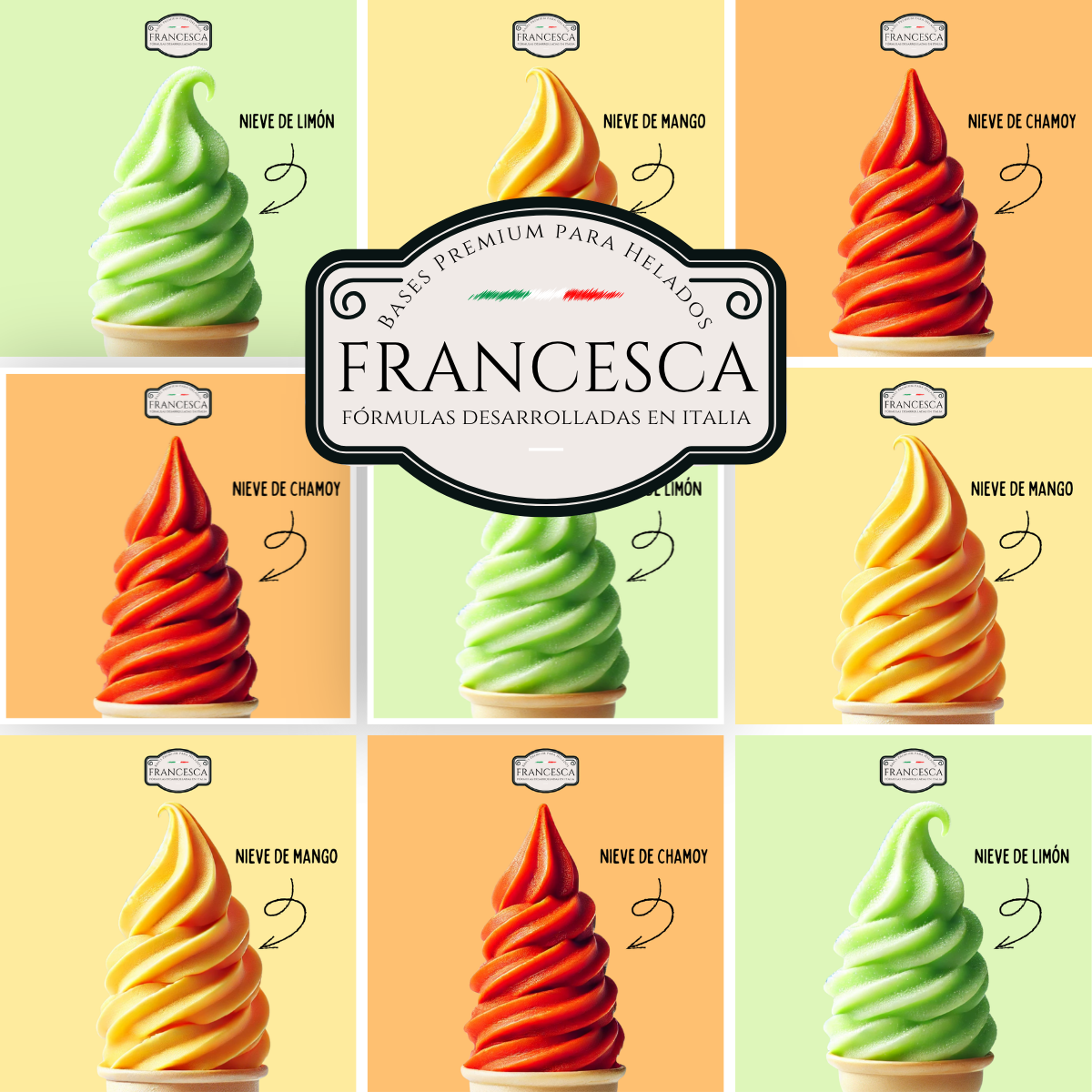 Base para Helado Suave de Nieve de Limón – Francesca