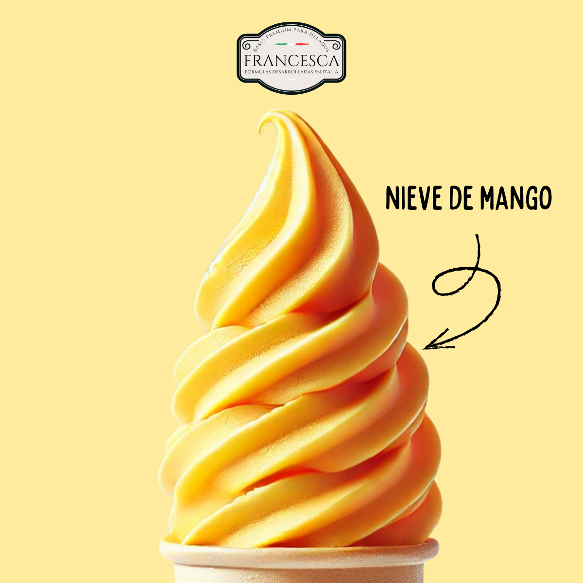 Base para Helado Suave de Nieve de Mango – Francesca