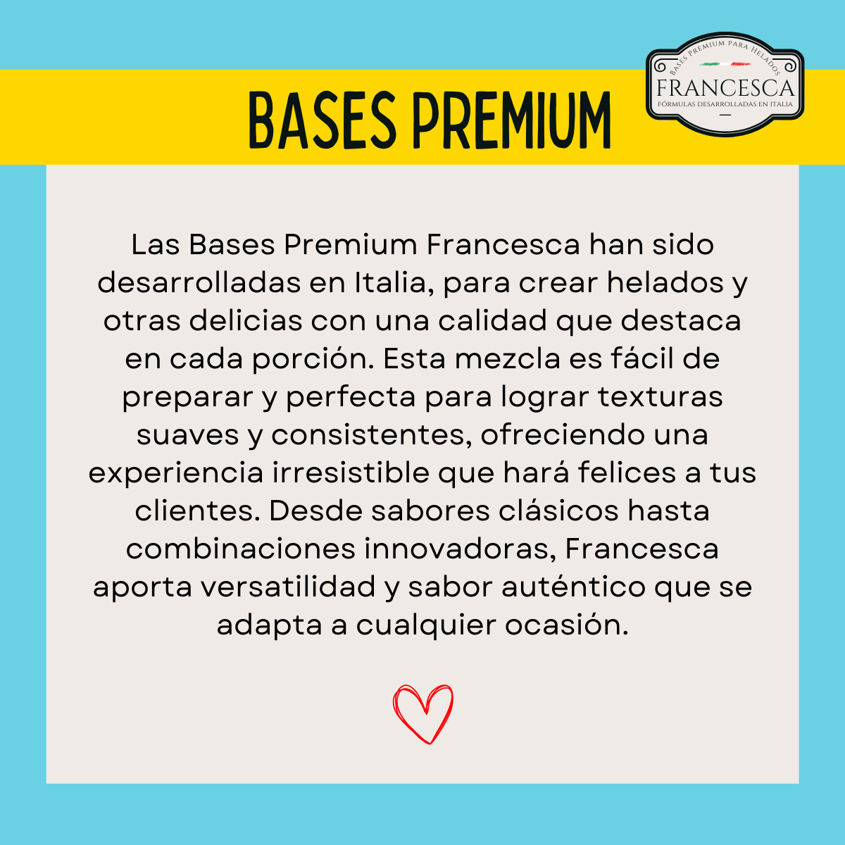 Base para Helado Suave de Nieve de Limón – Francesca