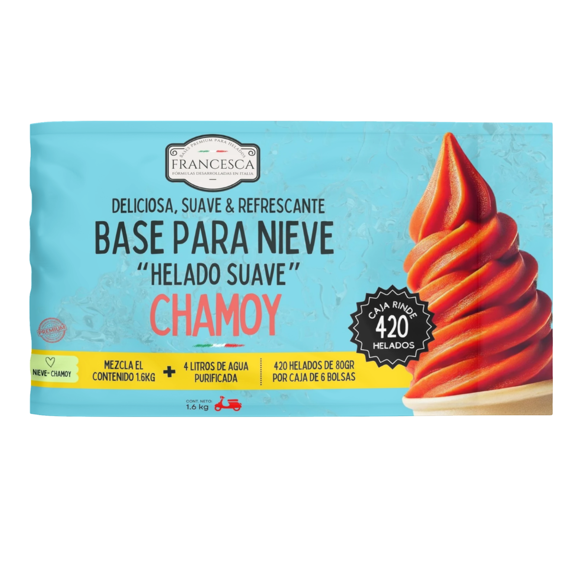 Base para Helado Suave de Nieve de Chamoy – Francesca