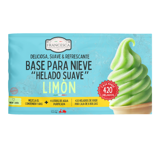 Base para Helado Suave de Nieve de Limón – Francesca
