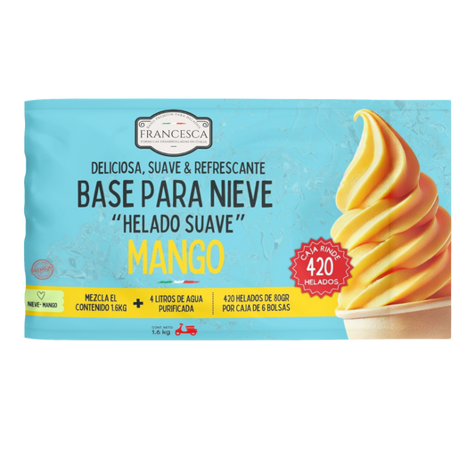 Base para Helado Suave de Nieve de Mango – Francesca