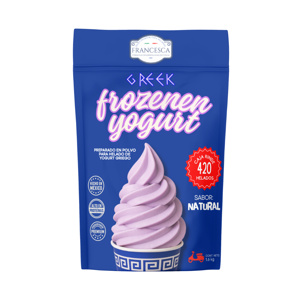 Base para Helado de Yogurt Griego Taro - Francesca