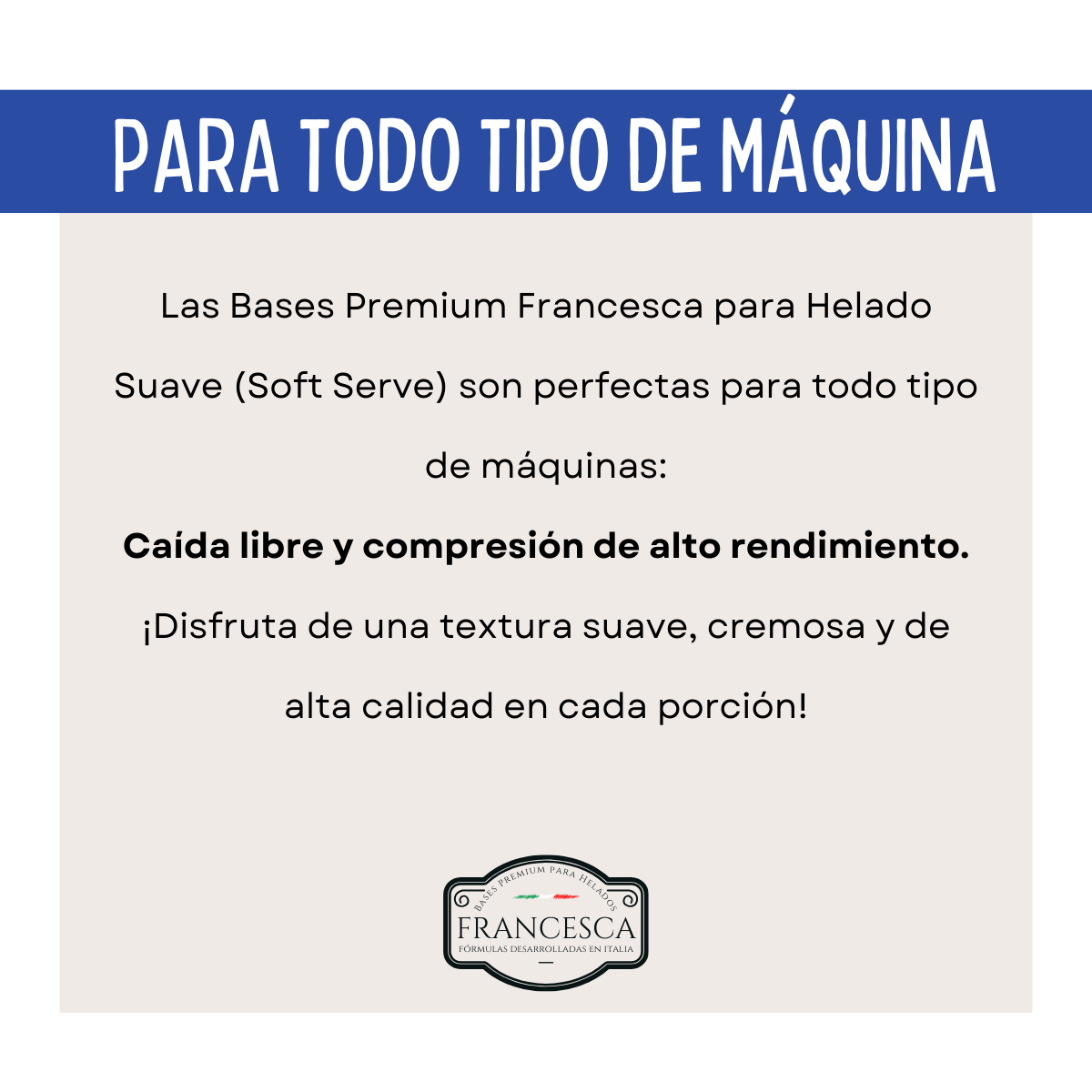 Base para Helado de Yogurt Griego Natural - Francesca