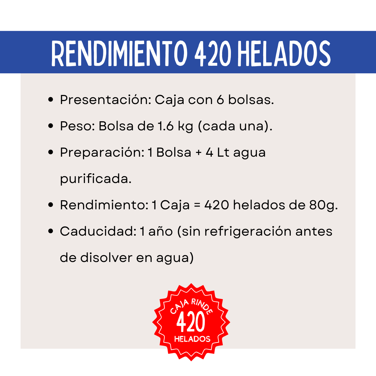 Base para Helado de Yogurt Griego Natural - Francesca