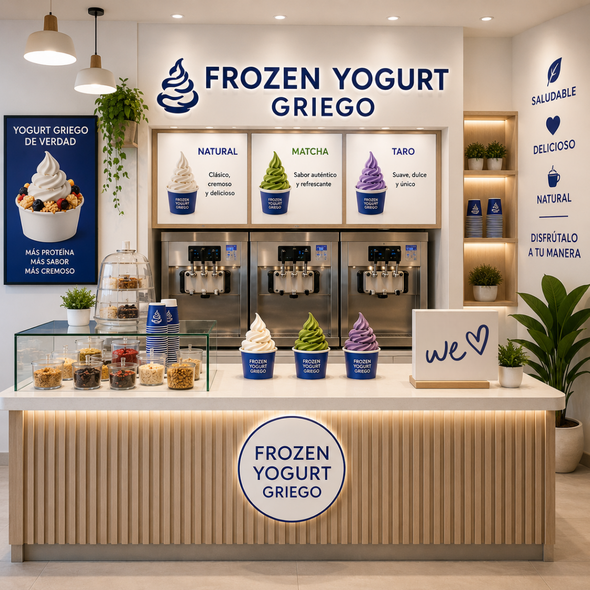 Base para Helado de Yogurt Griego Natural - Francesca
