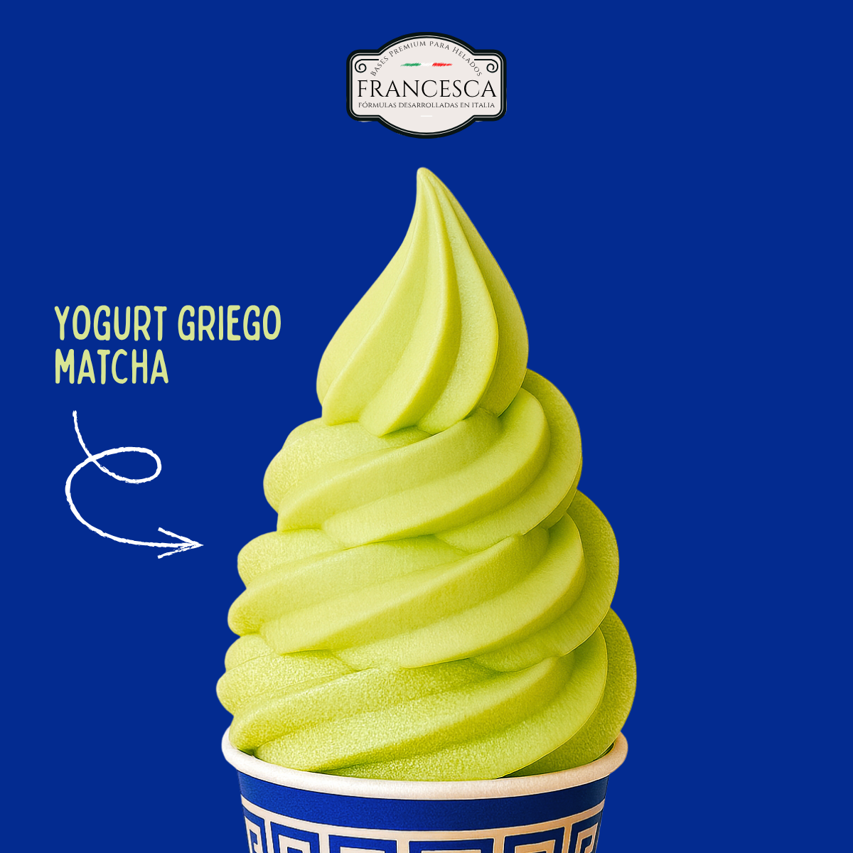 Base para Helado de Yogurt Griego Matcha - Francesca