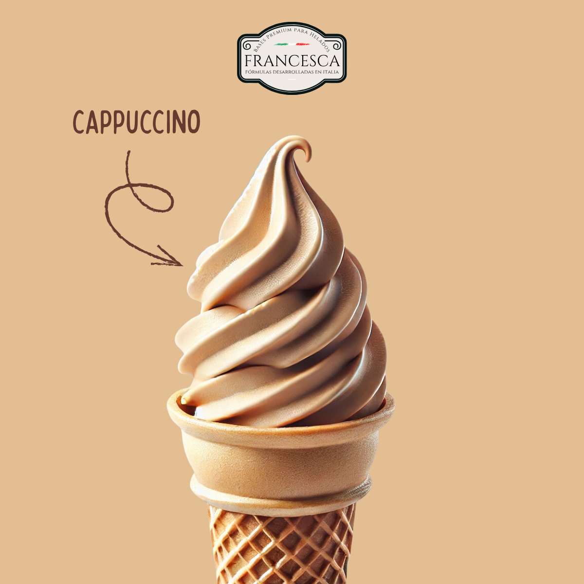 Base para Helado Suave de Cappuccino – Francesca
