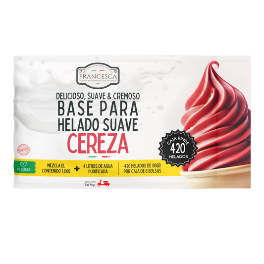 Base para Helado Suave de Cereza – Francesca