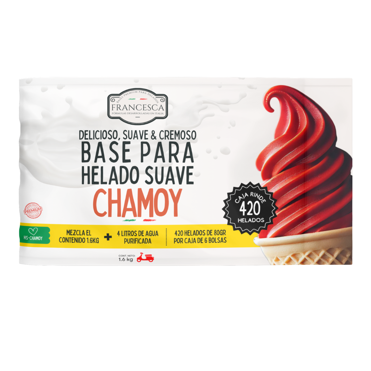 Base para Helado Suave de Chamoy– Francesca