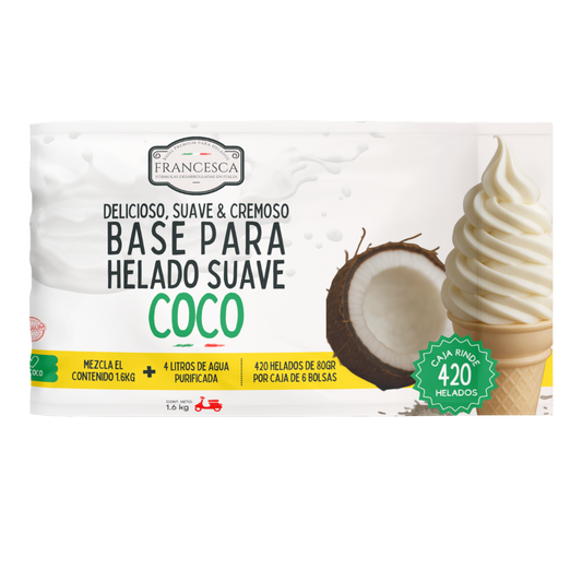 Base para Helado Suave de Coco – Francesca