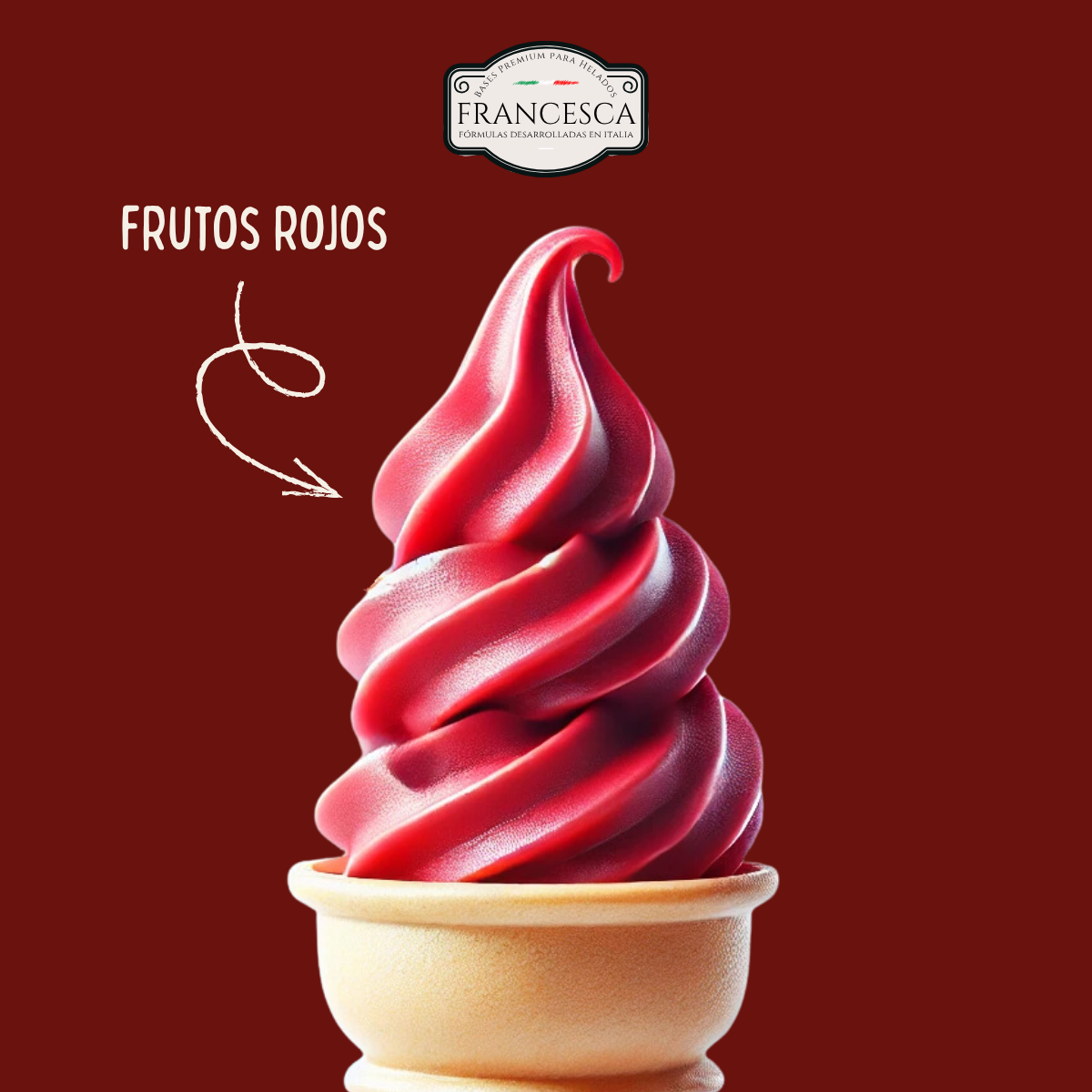 Base para Helado Suave de Frutos Rojos – Francesca