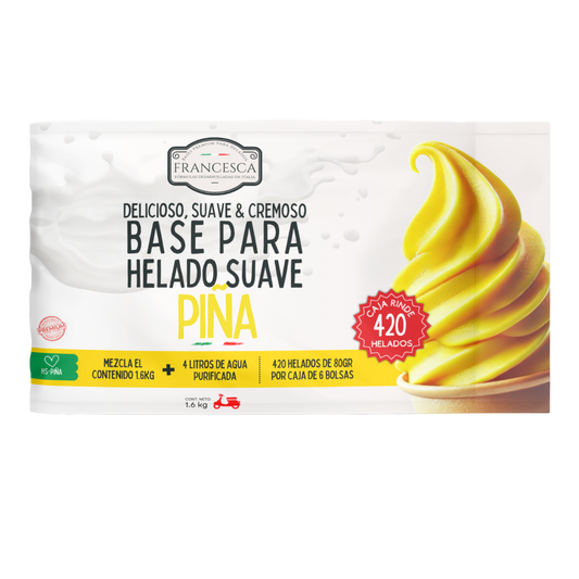 Base para Helado Suave de Piña – Francesca